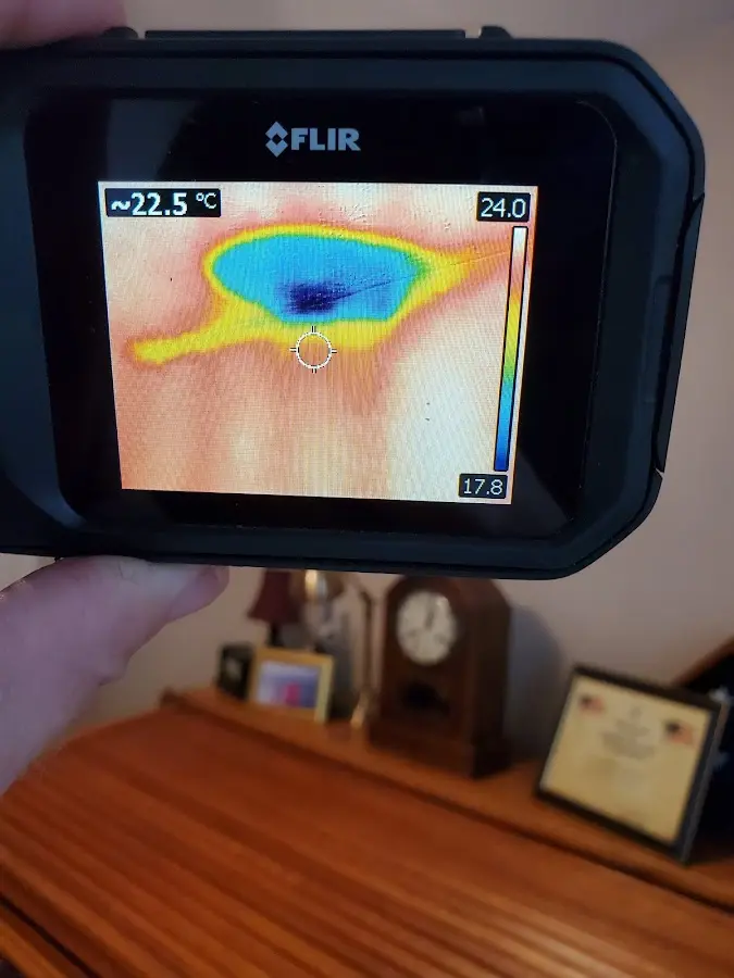 Thermal imaging inspection for water damage in Marlborough