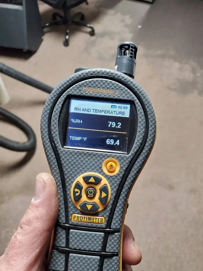 Moisture meter humidity assessment for Fire & Smoke Damage Restoration in Marlborough
